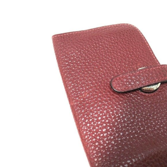AUTHENTIC HERMES Dogon Coin Compartment coin purse Rouge - Picture 4 of 9